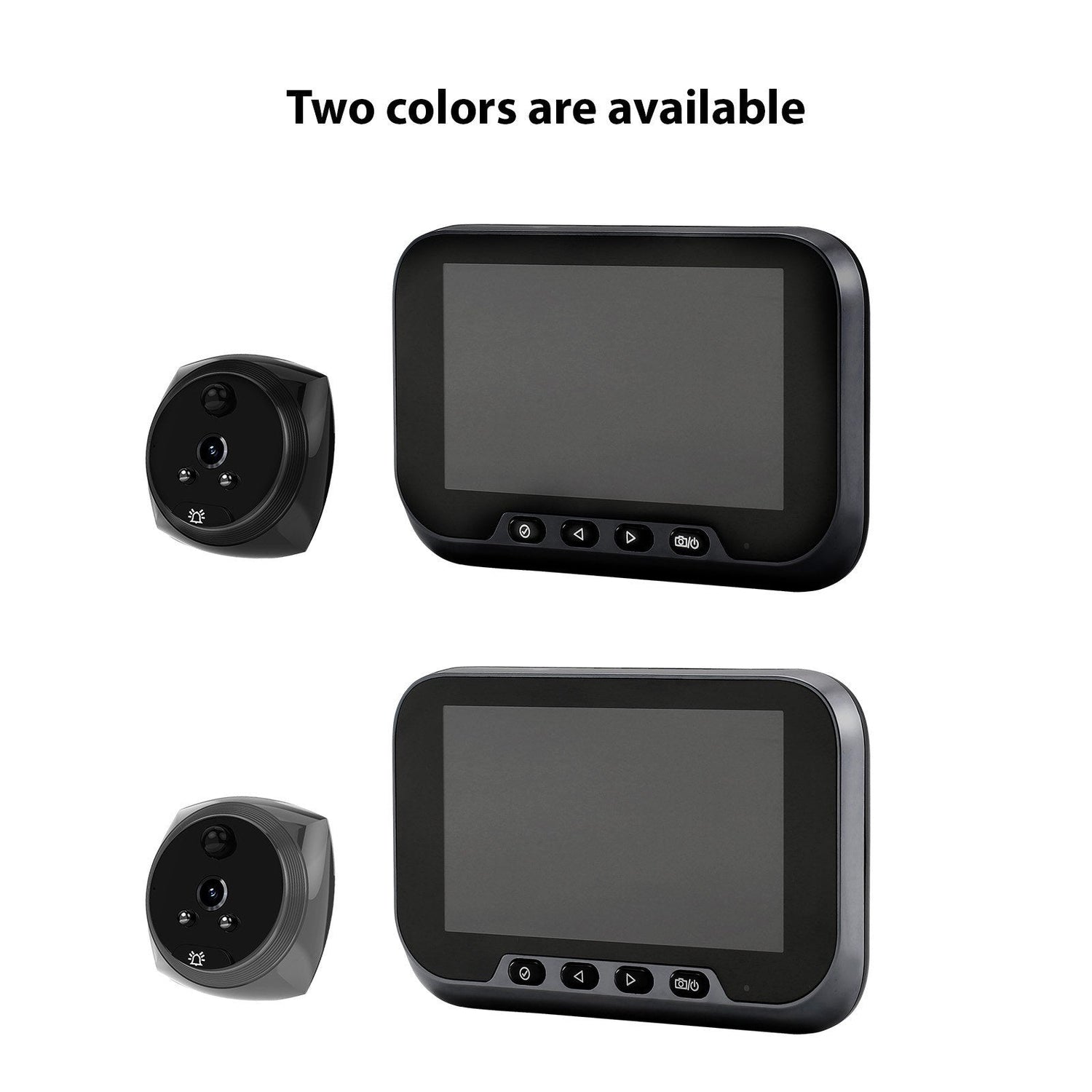 2MP Smart Türspion Kamera Türglocke mit 4,5-Zoll LCD für Wohnungssicherheit