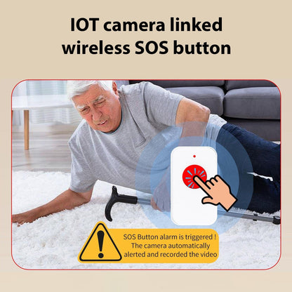 3MP Smart Innen-WiFi-Sicherheitskamera mit Nachtsicht, 2-Wege-Audio, Fernbedienung und Bewegungserkennung für die Überwachung von Zuhause und Haustieren