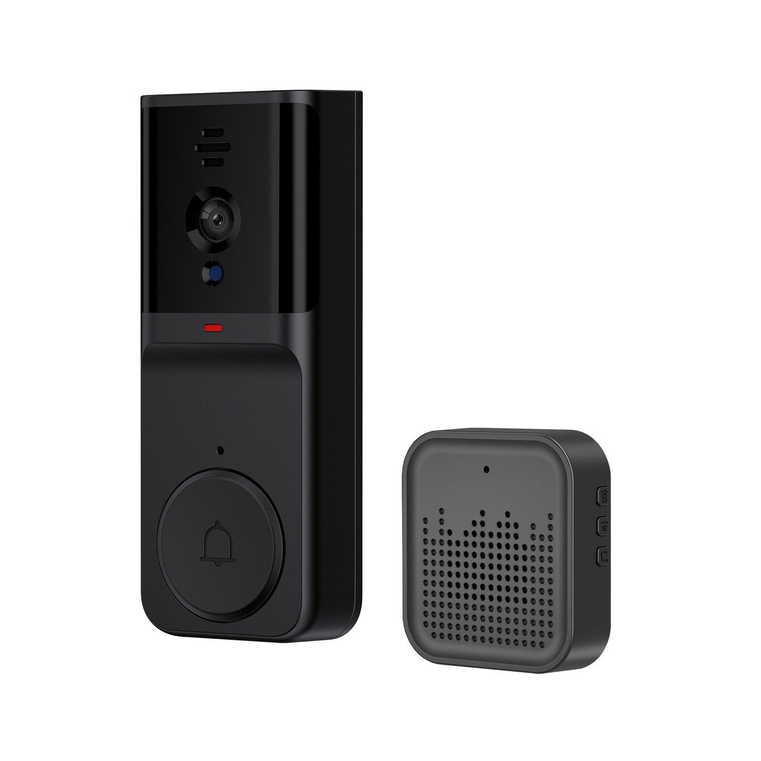 Kabellose Smart Türklingel Kamera mit Chime, Infrarot-Nachtsicht, 2-Wege-Audio, große Reichweite, 2,4G WLAN, kompatibel mit TY APP – Ideal für Zuhause, Büro &amp; Wohnung
