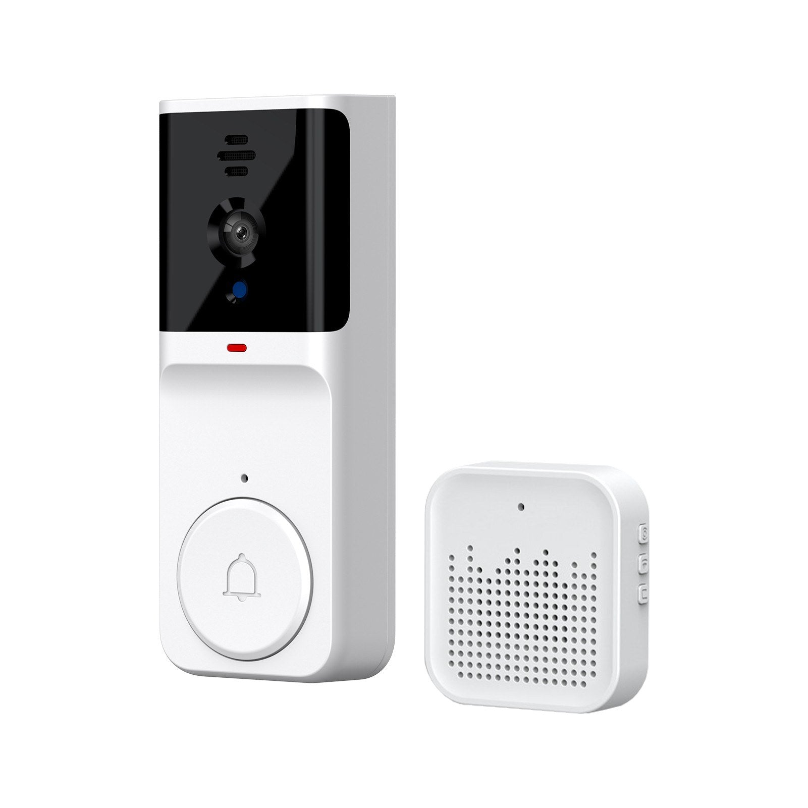 Kabellose Smart Türklingel Kamera mit Chime, Infrarot-Nachtsicht, 2-Wege-Audio, große Reichweite, 2,4G WLAN, kompatibel mit TY APP – Ideal für Zuhause, Büro &amp; Wohnung