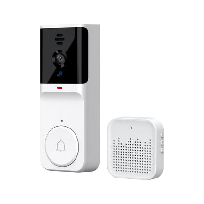 Kabellose Smart Türklingel Kamera mit Chime, Infrarot-Nachtsicht, 2-Wege-Audio, große Reichweite, 2,4G WLAN, kompatibel mit TY APP – Ideal für Zuhause, Büro &amp; Wohnung