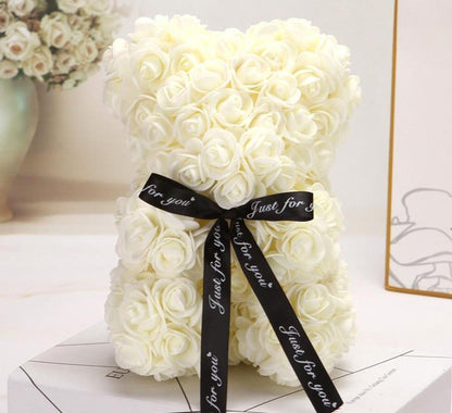 Rose Bear Uk | Handgemachter Luxus Blumenrose Liebe Teddybär