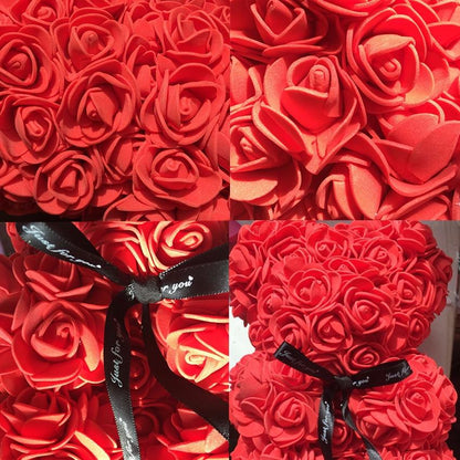 Rose Bear Uk | Handgemachter Luxus Blumenrose Liebe Teddybär