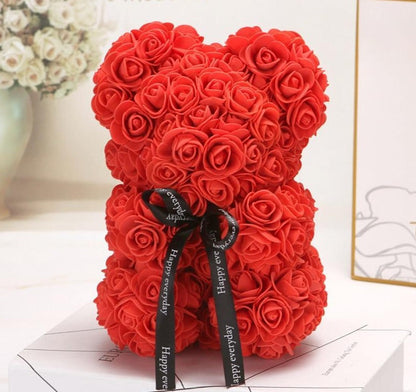 Rose Bear Uk | Handgemachter Luxus Blumenrose Liebe Teddybär