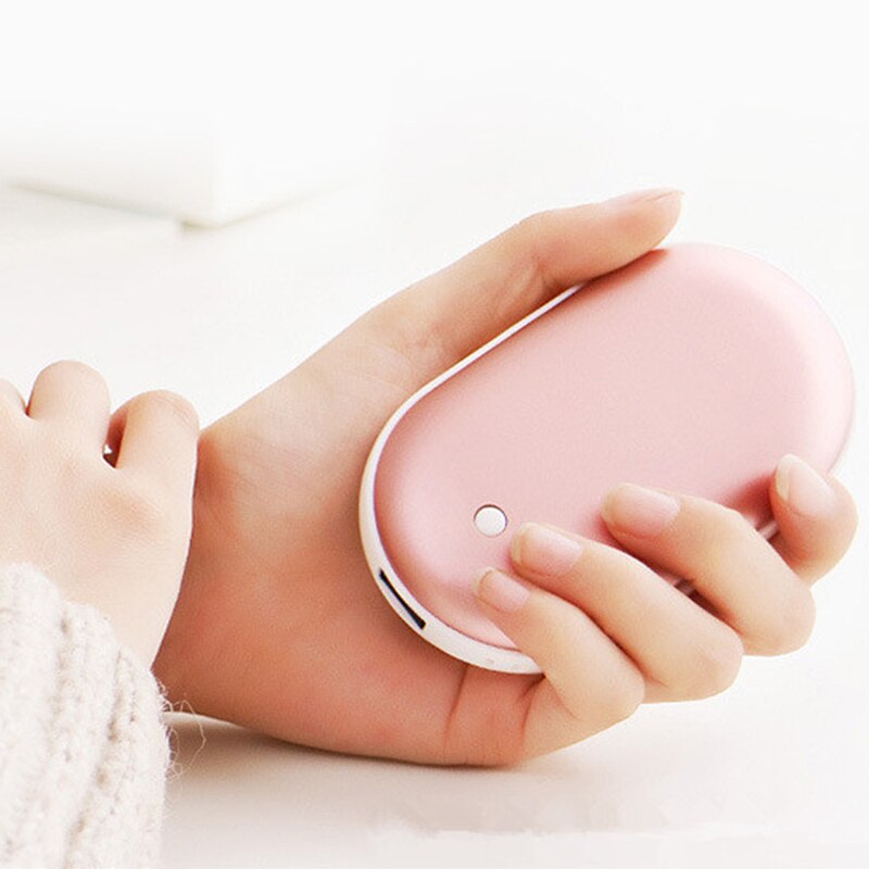 Wiederaufladbare Handwärmer mit Powerbank für kalte Tage