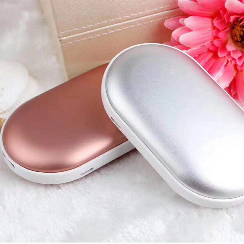Wiederaufladbare Handwärmer mit Powerbank für kalte Tage