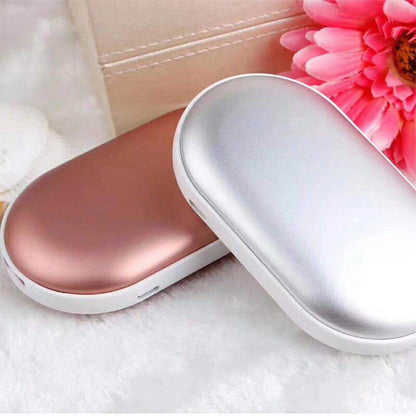 Wiederaufladbare Handwärmer mit Powerbank für kalte Tage