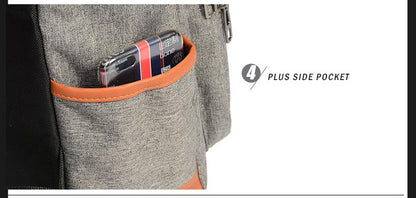 Vintage Laptop Rucksack mit USB – Schulrucksack für Uni, Reisen &amp; Alltag, 15.6 Zoll