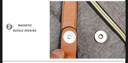 Vintage Laptop Rucksack mit USB – Schulrucksack für Uni, Reisen &amp; Alltag, 15.6 Zoll