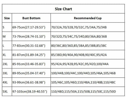 Vorderverschluss Haltungs-BH ohne Bügel für Damen in großen Größen
