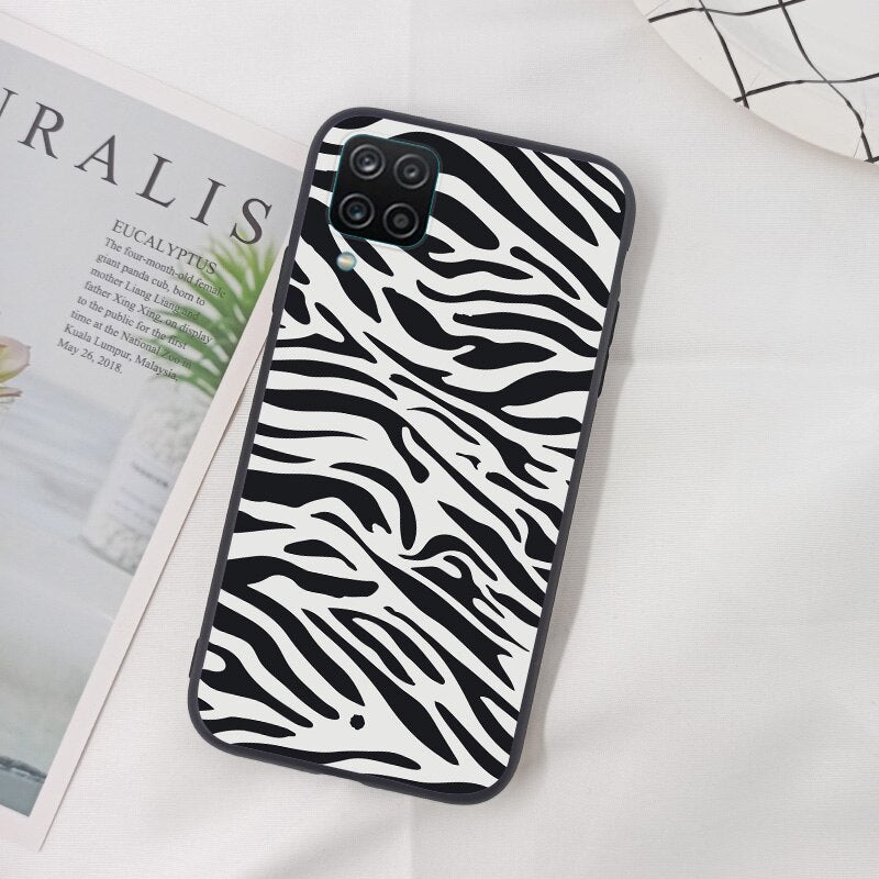 Zebra- und Leoparden-Print Etui für Samsung Galaxy