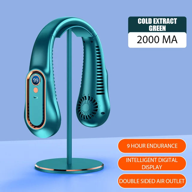 AirNeck | Wiederaufladbarer tragbarer Nackenventilator