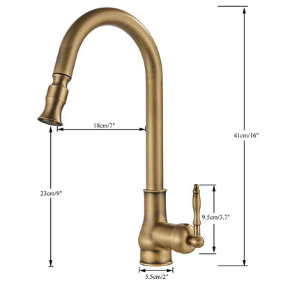 VintageTap – Küchenarmatur aus antikem Messing