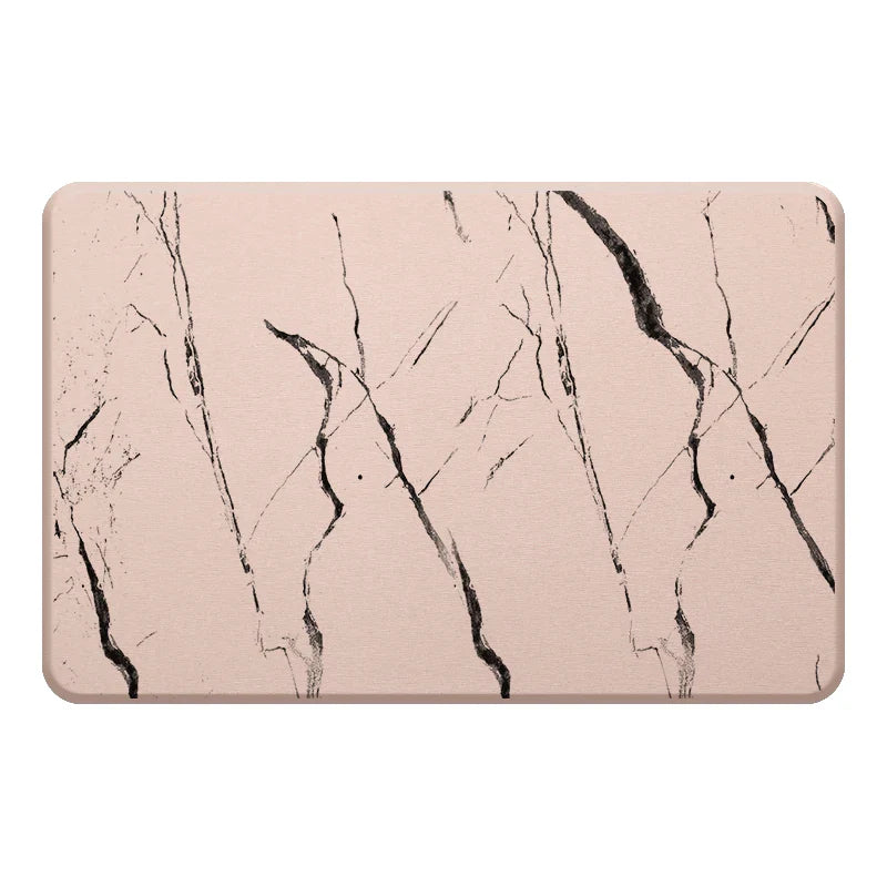 Schnelltrocknende Badematte aus Stein