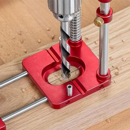 Verstellbarer Bohrloch-Positionierer für Holz – Präzises Bohren bis 5 cm Durchmesser