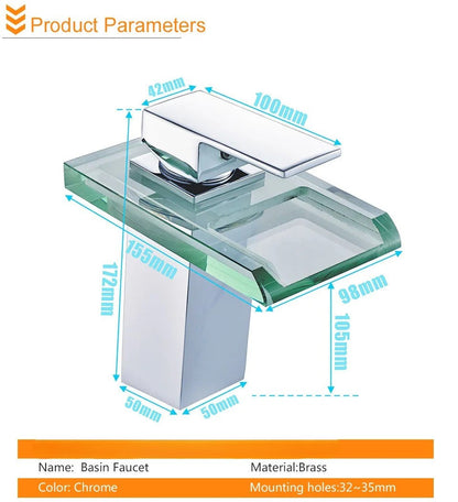 LED Messing Wasserfall Moderne Armatur