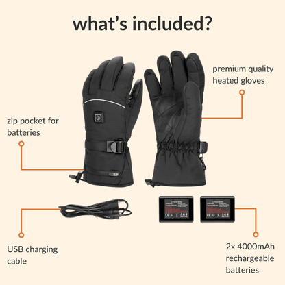 Winterbereite beheizte Handschuhe – Ideal für Outdoor-Aktivitäten