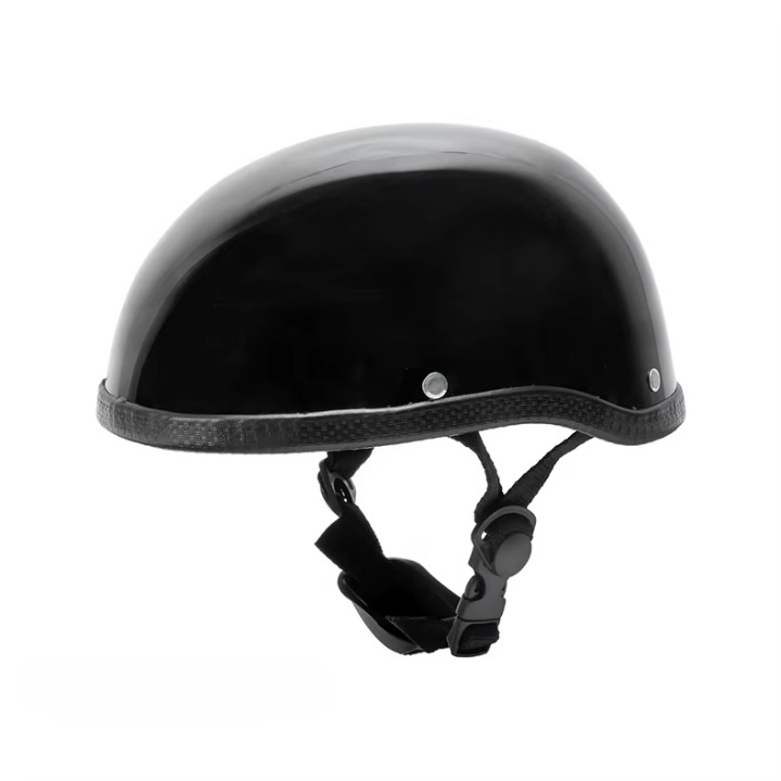 Cruiser-Bikerhelm mit verstellbarem Kinnriemen