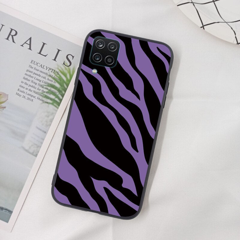 Zebra- und Leoparden-Print Etui für Samsung Galaxy
