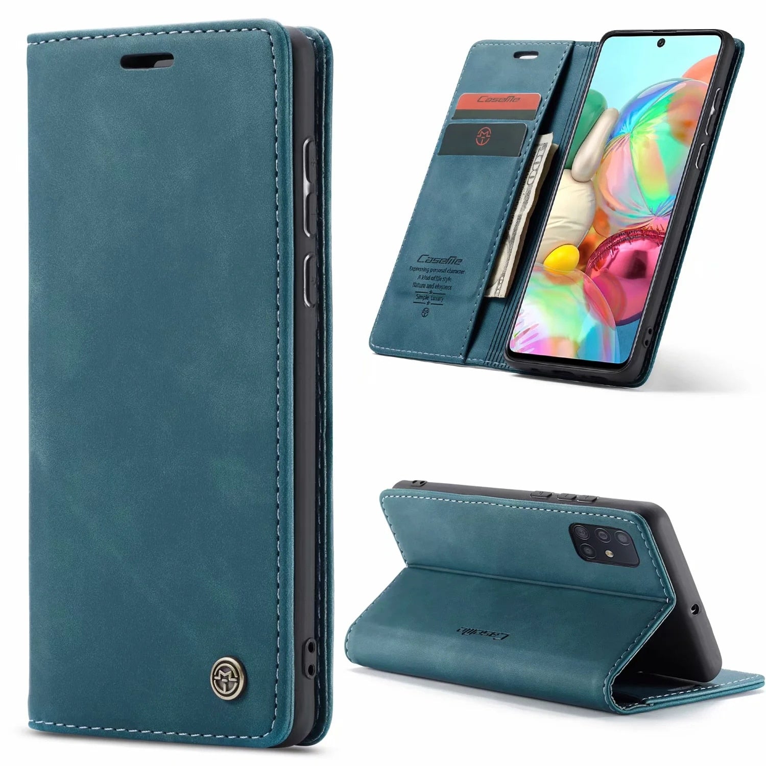 Leder Klapptasche für Samsung