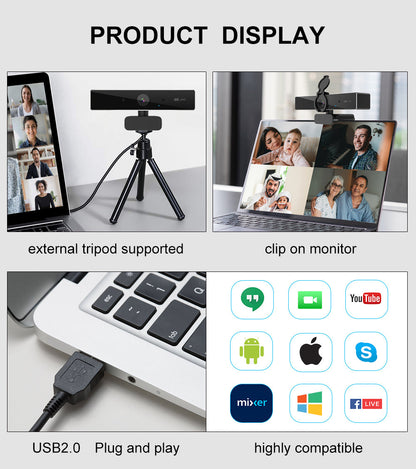 4k Ultra Hochauflösende Webcam