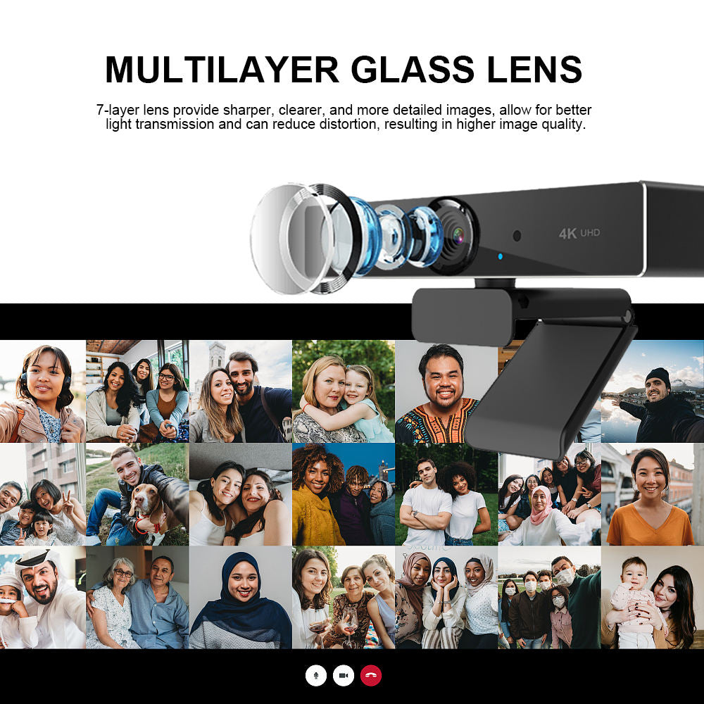 4k Ultra Hochauflösende Webcam