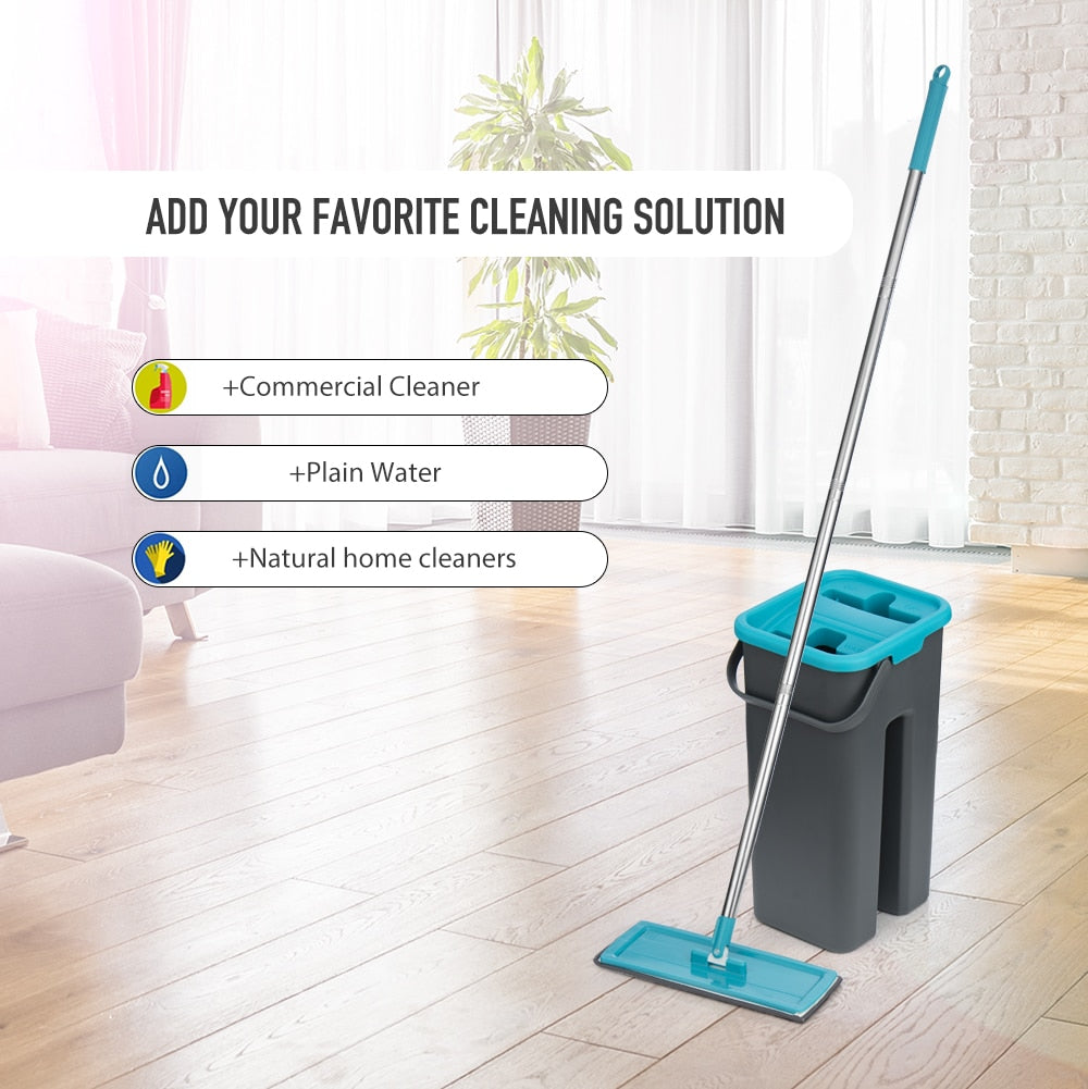 360° Flexibler Mop + 4 GRATIS Pads