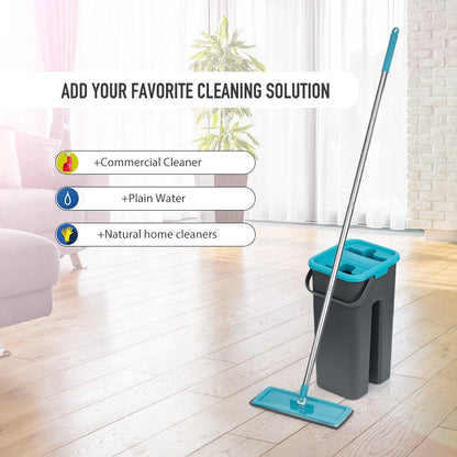 360° Flexibler Mop + 4 GRATIS Pads