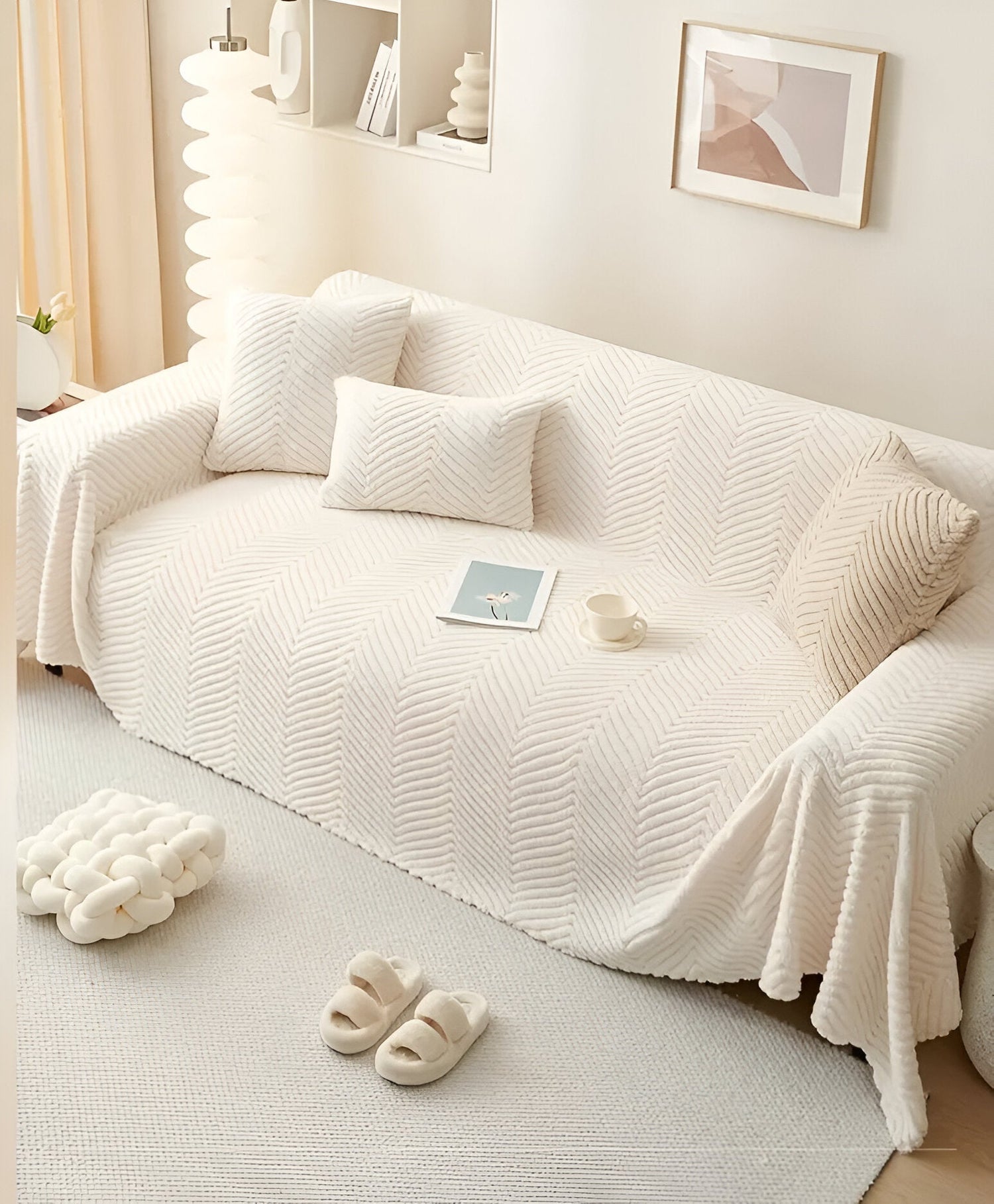 LuxuraWrap | Rutschfester Sofabezug für Haustiere