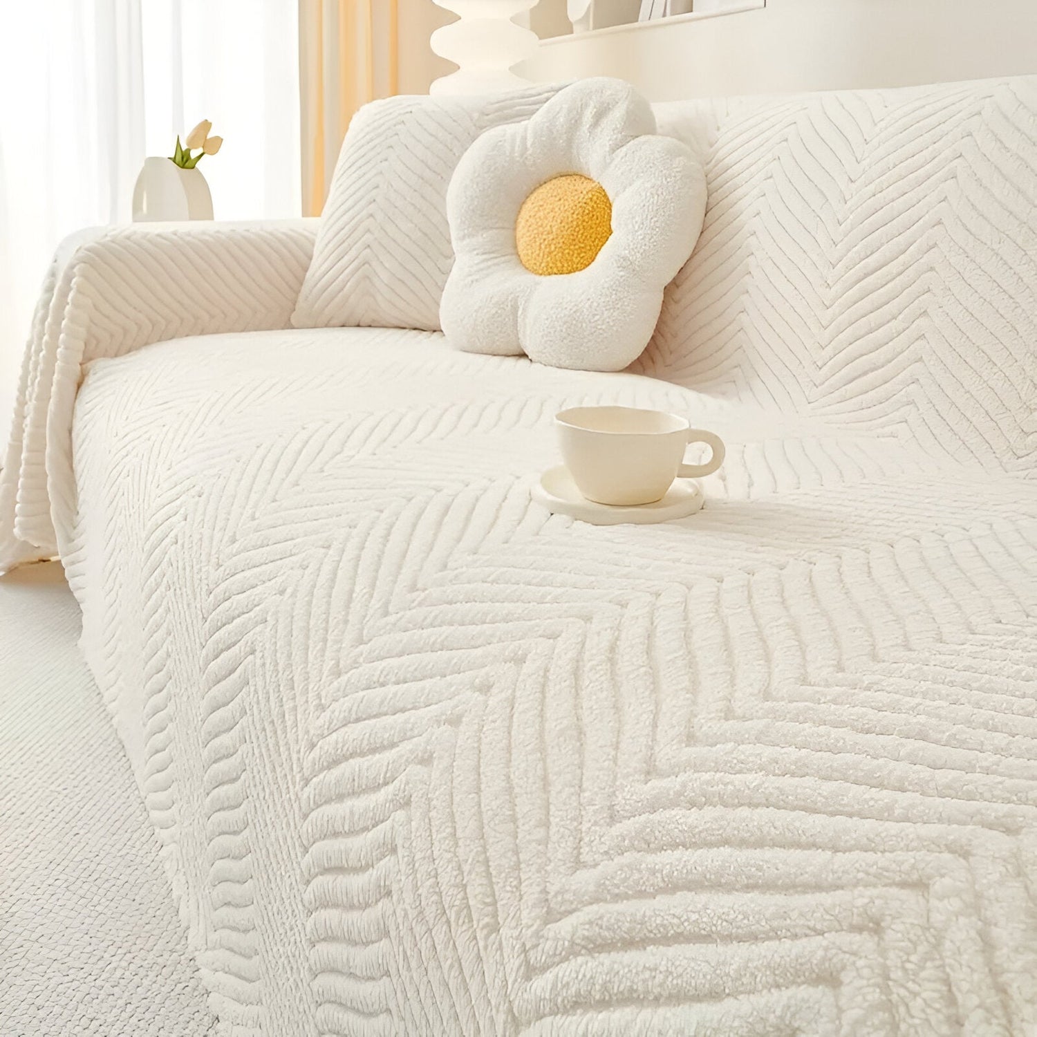 LuxuraWrap | Rutschfester Sofabezug für Haustiere