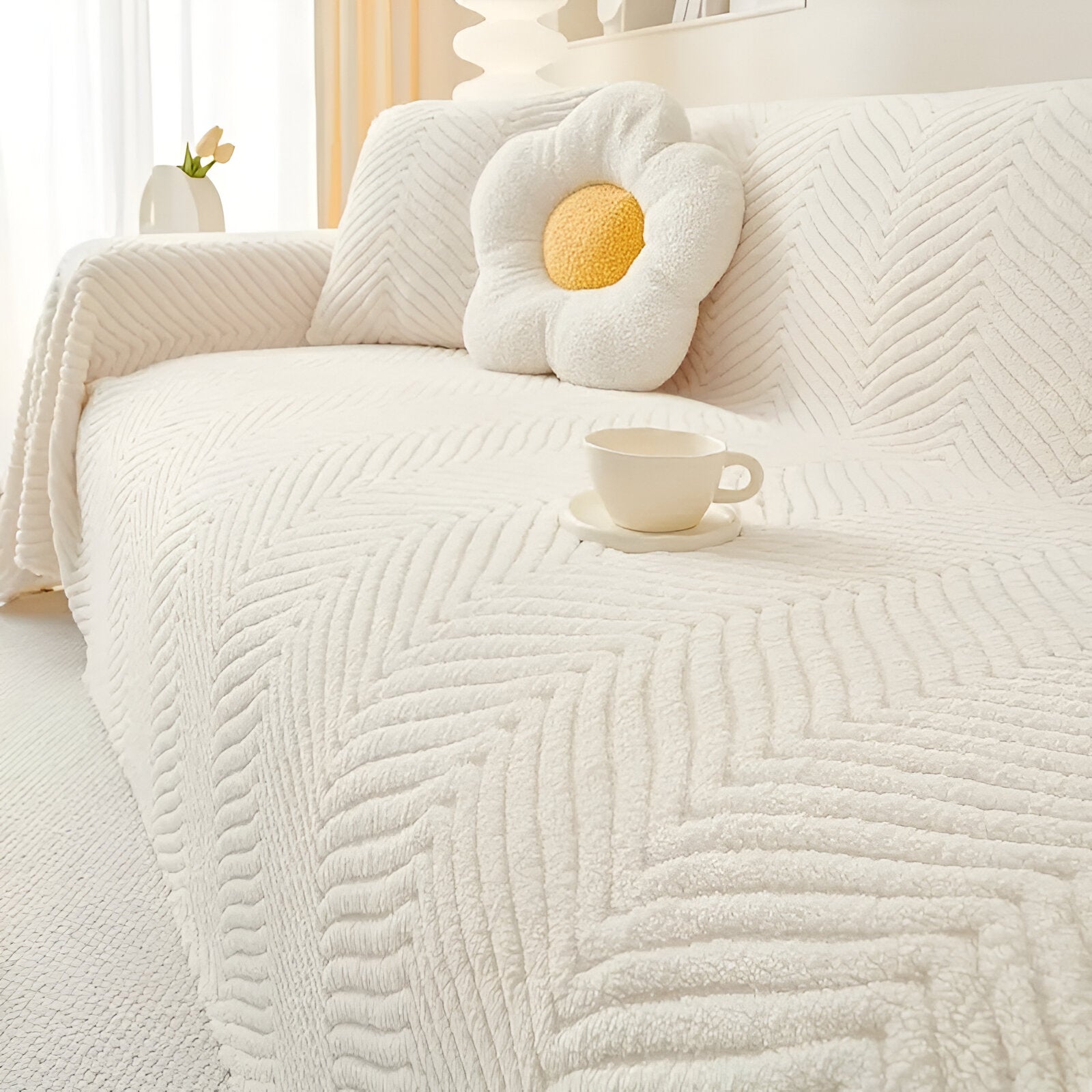 LuxuraWrap | Rutschfester Sofabezug für Haustiere