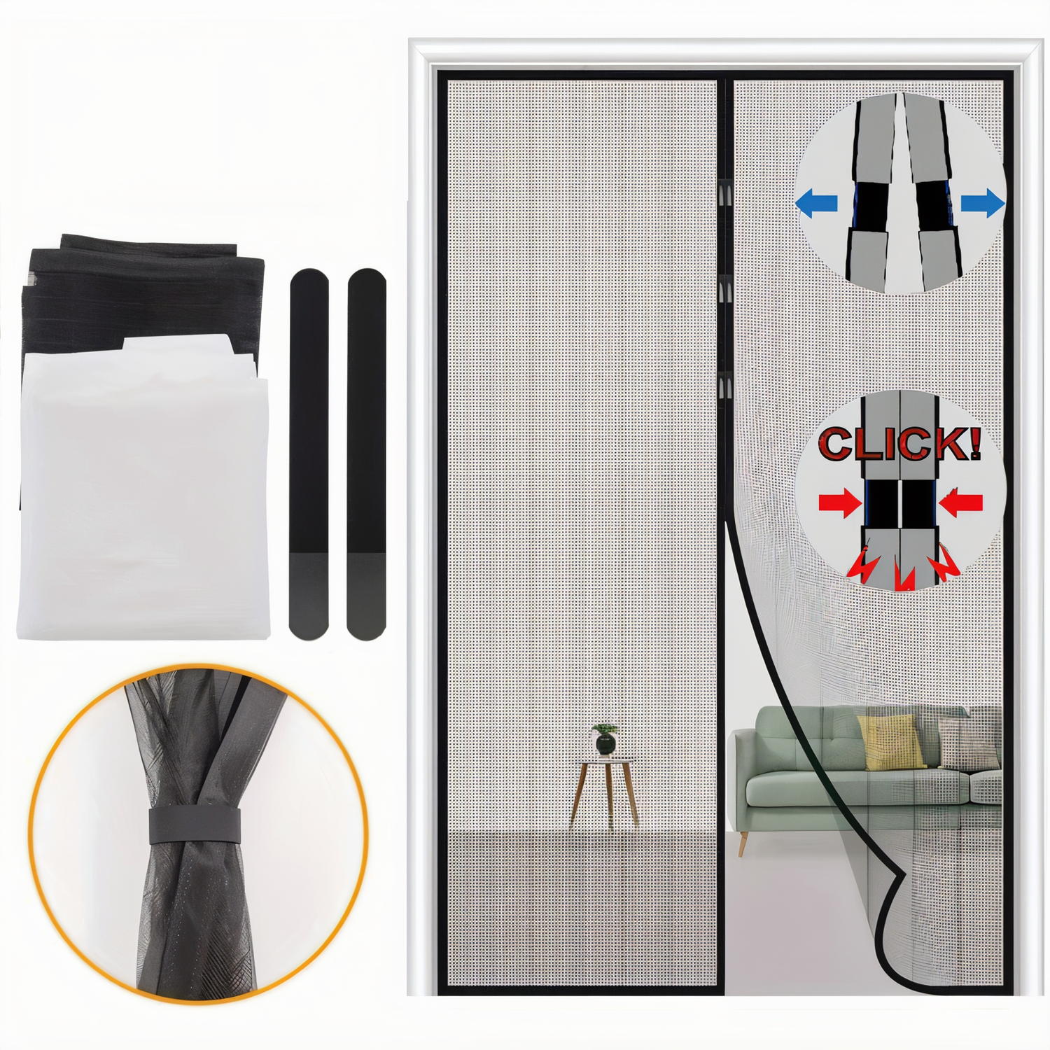 NetShield Moskito-Türnetz mit Magnetverschluss