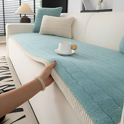 PolyesPlush Sofabezug | Rutschfester Überzug für Haustiere