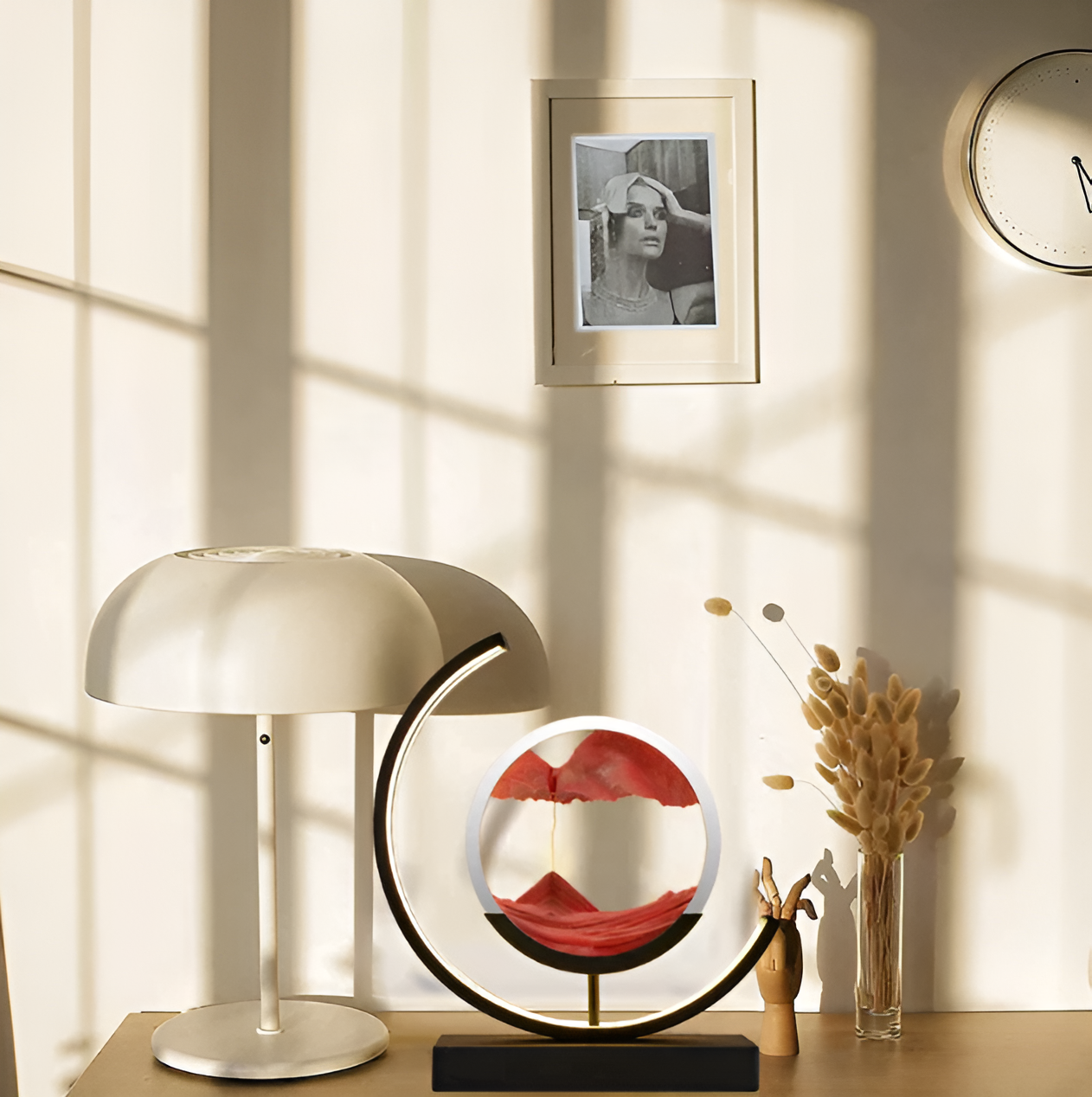 Sand Glow Tischlampe | Dimmbar mit App- und Fernbedienung