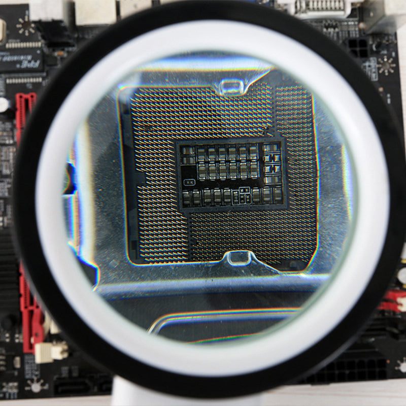 30x optisches Vergrößerungsglas mit LED-Licht