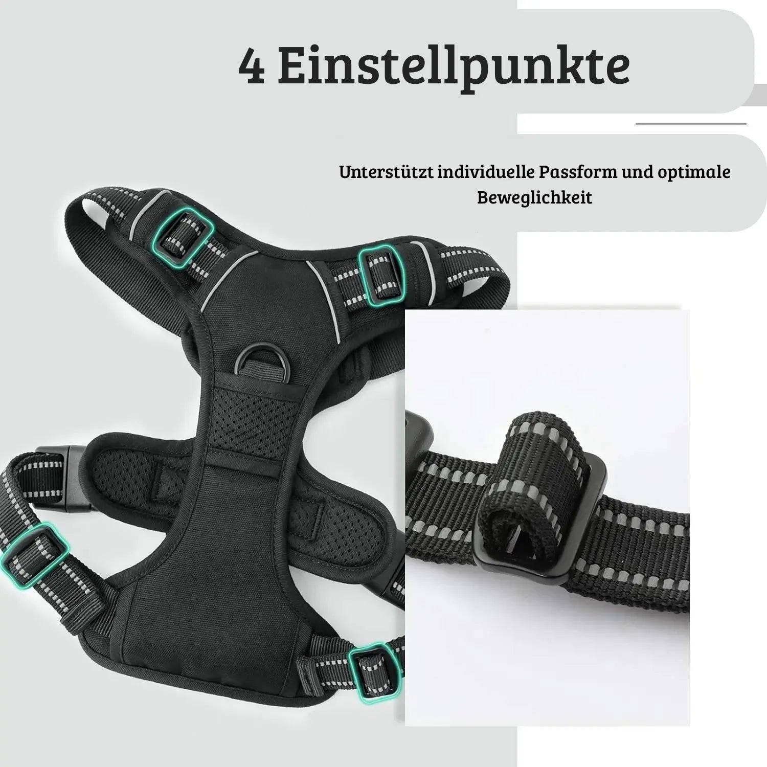 Verstellbares Hundegeschirr | Robust &amp; bequem