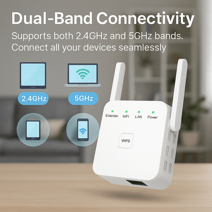 UltraXtend 5G WiFi Booster – Bester WiFi-Extender für schnellere, stärkere Verbindung im Vereinigten Königreich