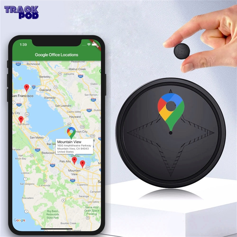 Zelara GPS Tracker TrackChip – Echtzeit-Standort für Auto, Roller &amp; Fahrrad