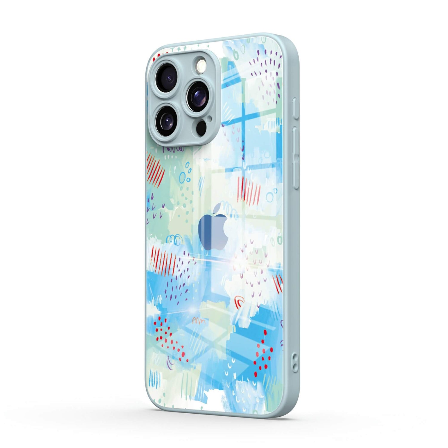 Eissee nach schneereichem Winter | Schutzhülle mit stoßfestem Design für iPhone-Serie