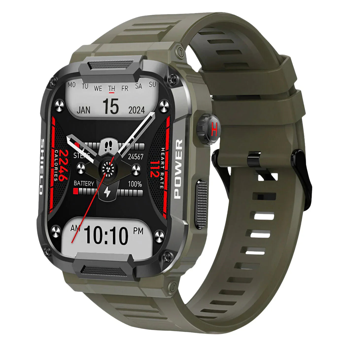 Extreme Haltbarkeit Pro Smart Watch - Höhenmesser &amp; Kamera, Fortgeschrittene Gesundheitsüberwachung &amp; Fitness Tracker