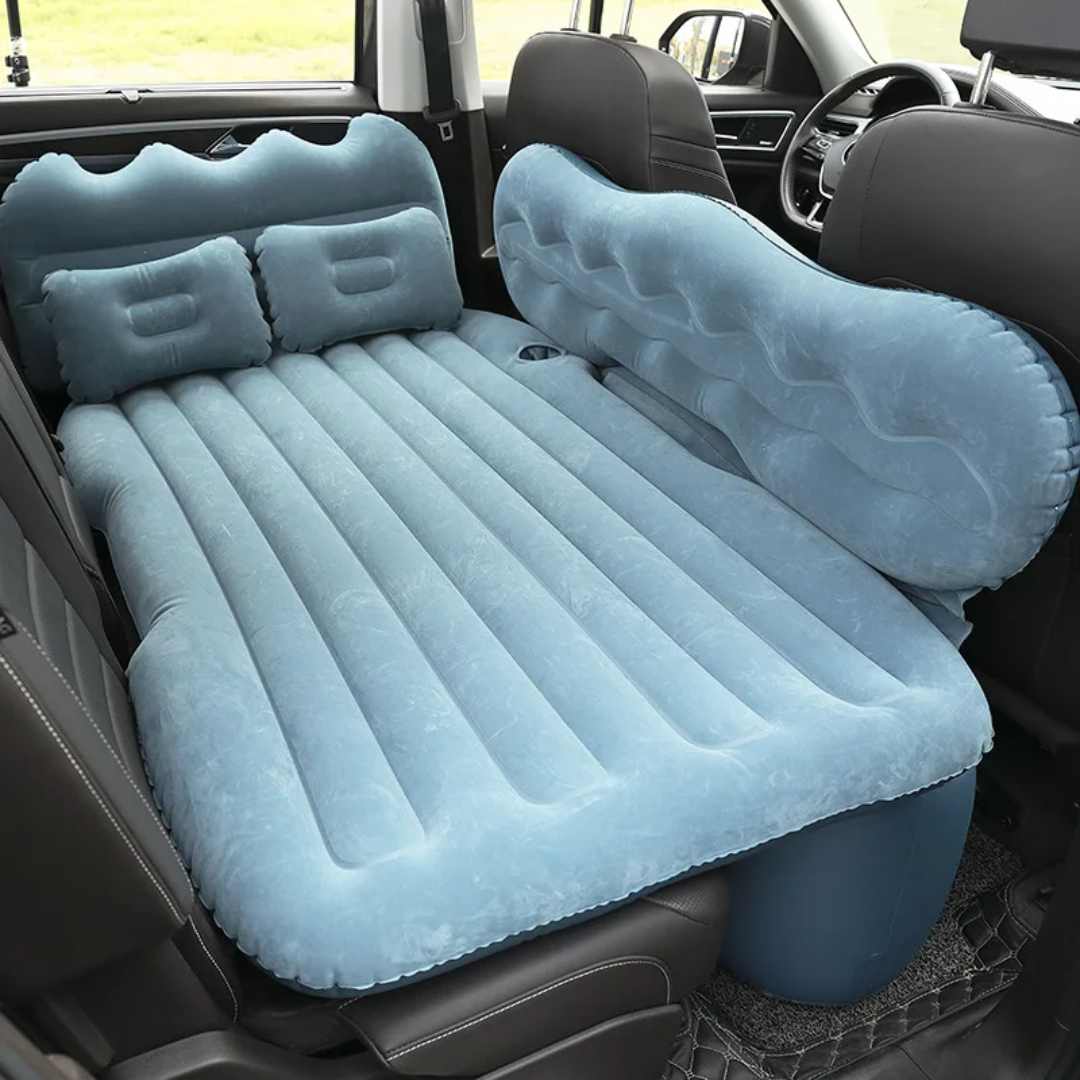 Portables Komfortables Auto Luftbett Aufblasbare Matratze für Alle Autos SUV Kofferraum Geteiltes Reisebett Matratze