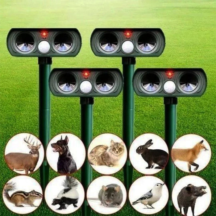 Ultraschall-Abwehrmittel für Tiere | Solar- und umweltfreundliche Technologie