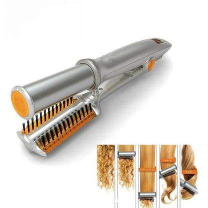 Professionelle 2 in 1 Rotierende Eisen-Haarbürste