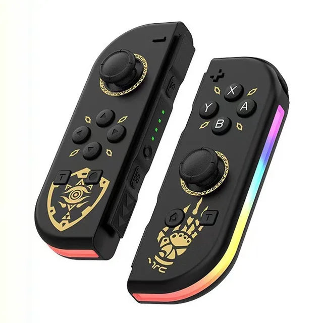 Switch-Controller Kabellos Bluetooth RGB Dual Vibration für Nintendo Switch, OLED &amp; Lite