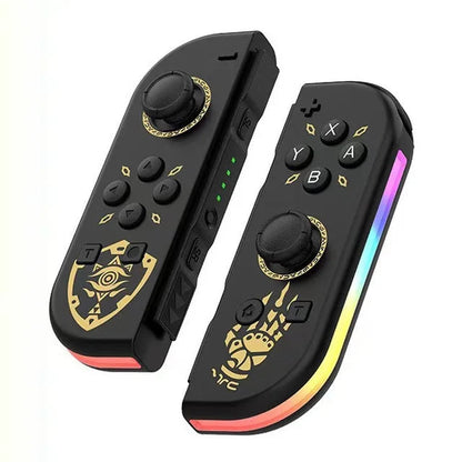 Switch-Controller Kabellos Bluetooth RGB Dual Vibration für Nintendo Switch, OLED &amp; Lite