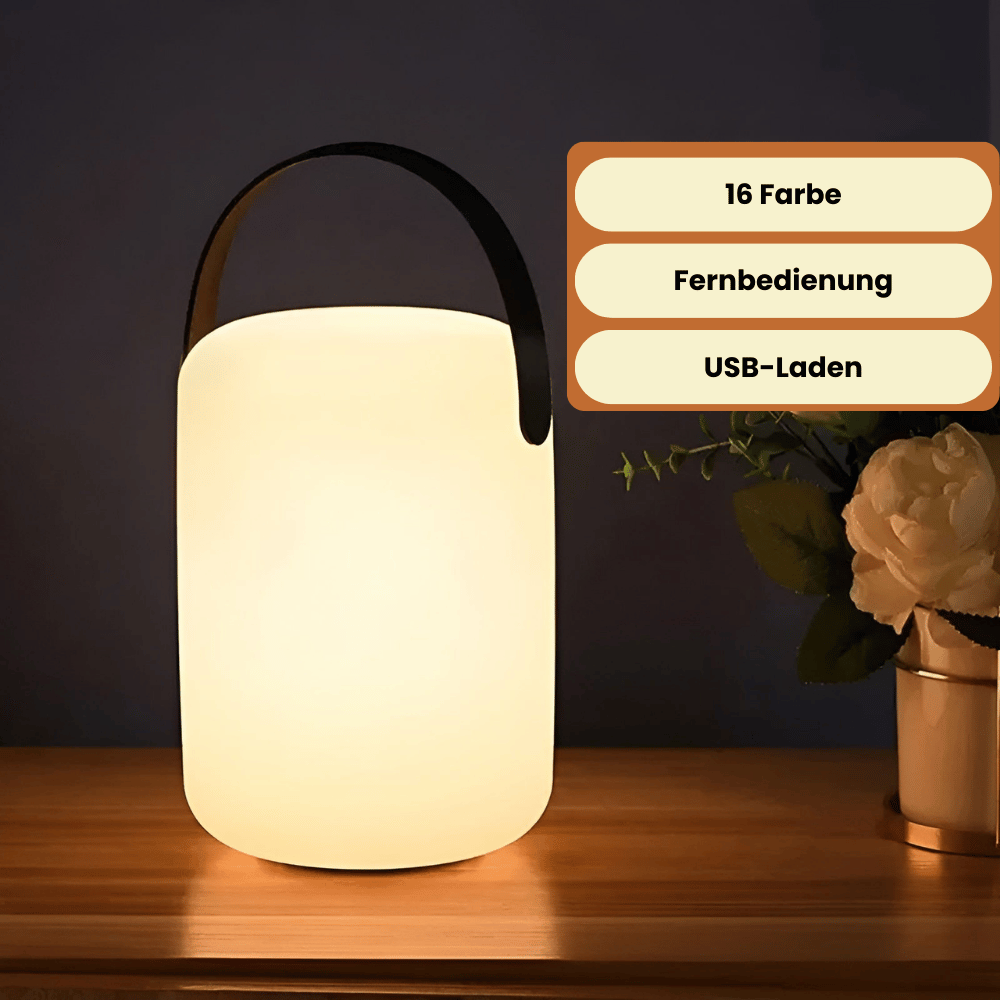 Kabellose LED Tischlampe | Tragbare Wasserdichte Leuchte