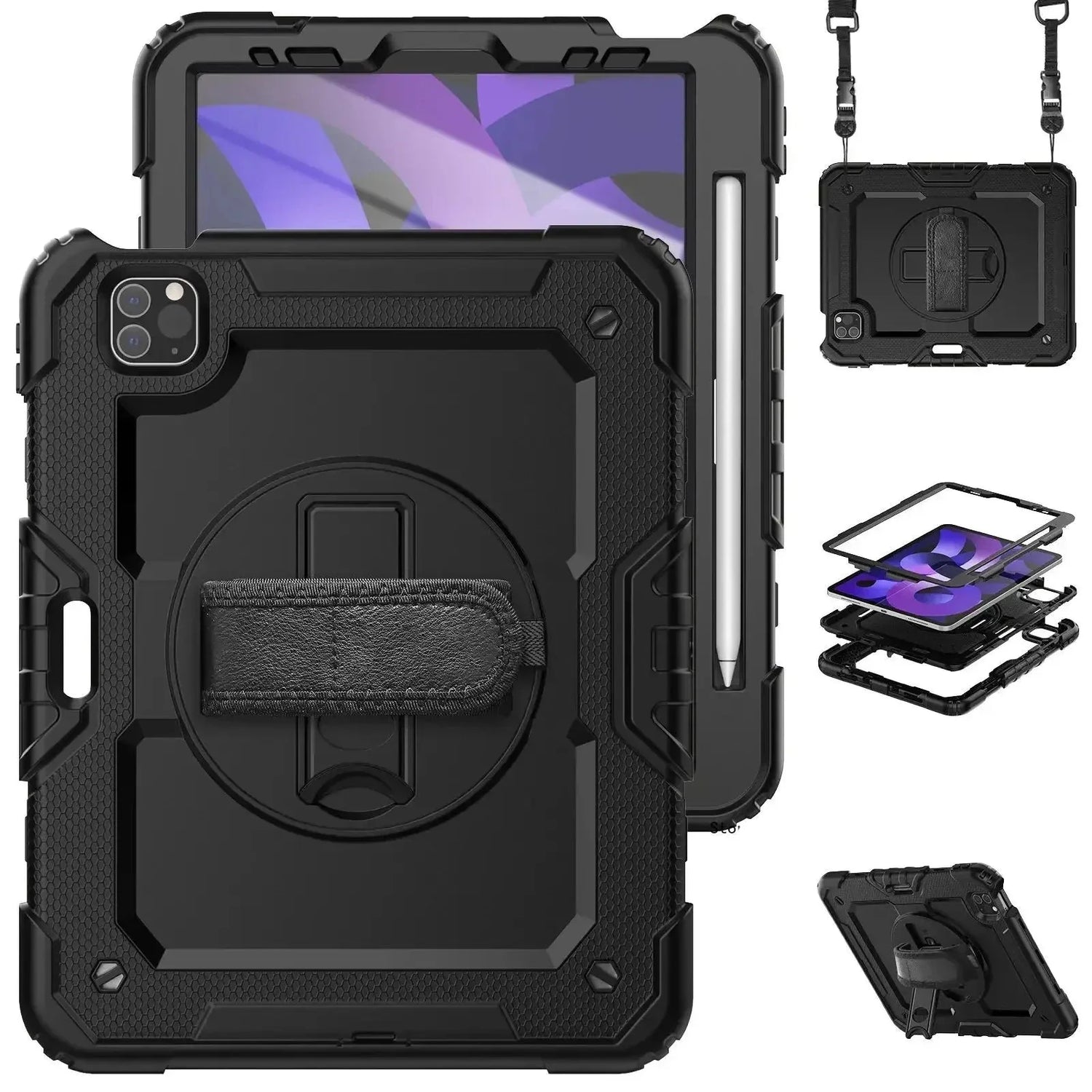 RhinoArmor Heavy Duty Rugged Case für 2024 iPad Air 11 und iPad Air 13