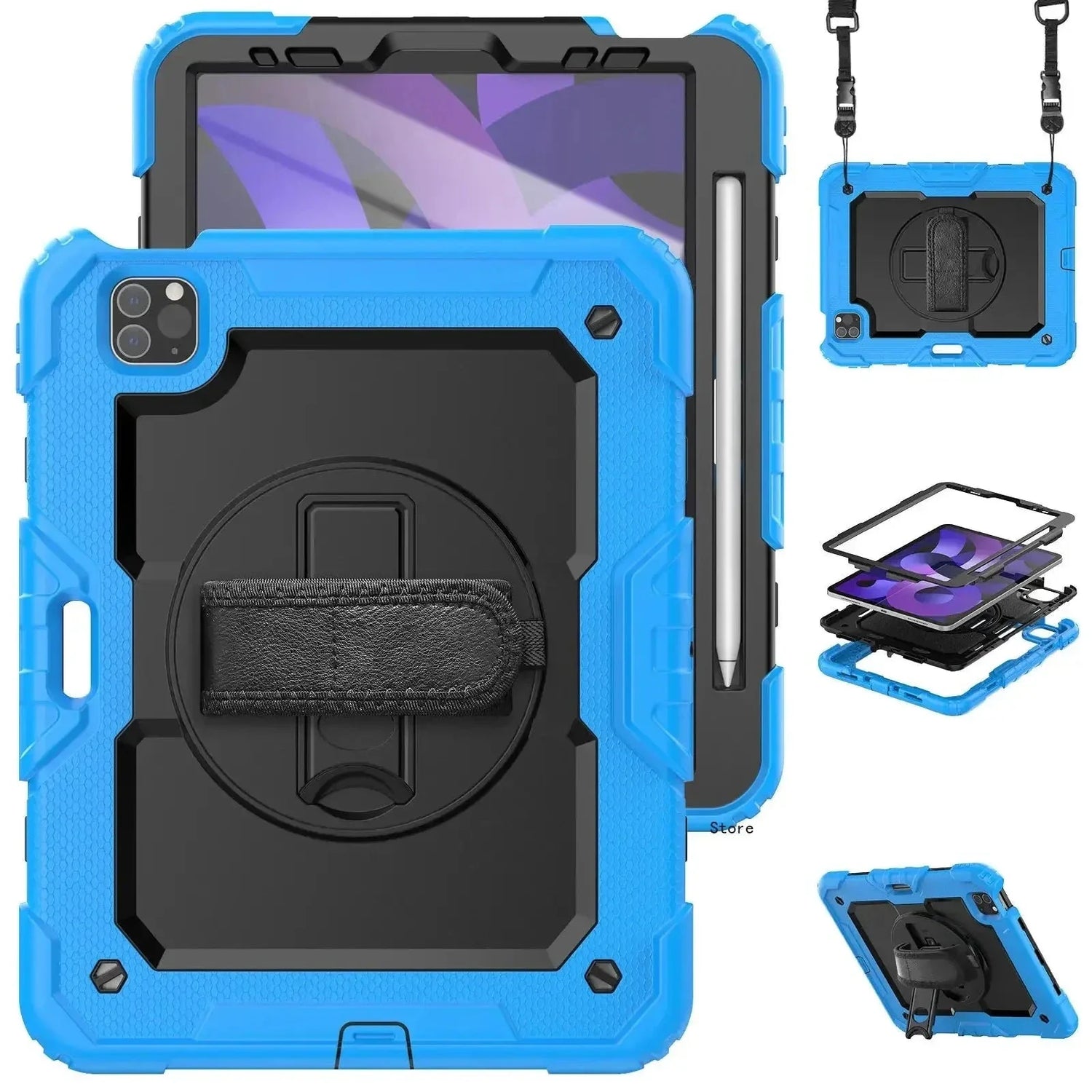 RhinoArmor Heavy Duty Rugged Case für 2024 iPad Air 11 und iPad Air 13