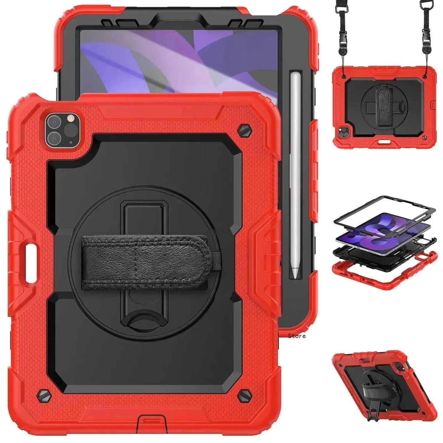 RhinoArmor Heavy Duty Rugged Case für 2024 iPad Air 11 und iPad Air 13