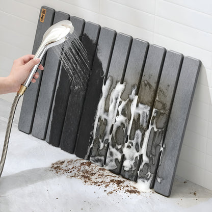 Kieselgur Badematte | Rutschfeste Badezimmerteppich 59x39 cm